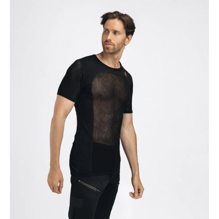 Pánské termotriko Aclima WoolNet T-shirt jet black (3)