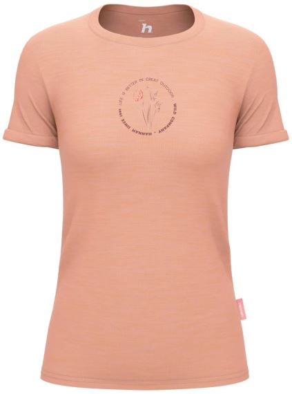 Dámské tričko Hannah Selia II peach nectar