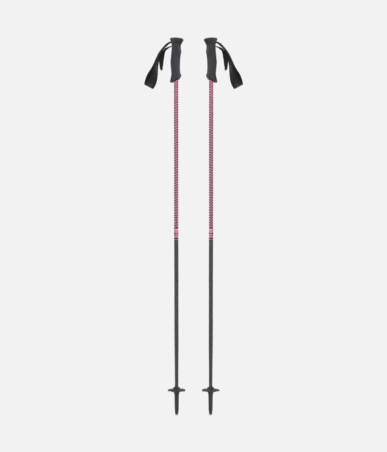 Karbonové lyžařské hůlky Black Crows Stans Poles black/pink 115 cm