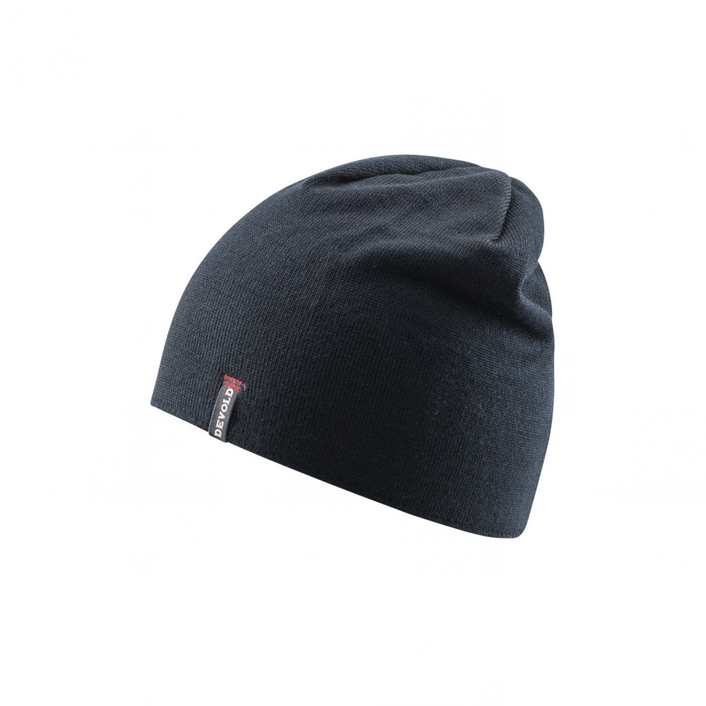 Vlněná čepice Devold Friends merino Beanie black