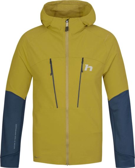 Pánská softshellová bunda Hannah Trane Hoody avocado oil/stratified sea