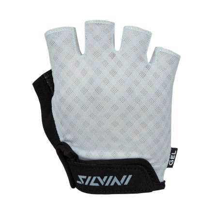 Dámské cyklistické rukavice Silvini Gaiona light blue-black