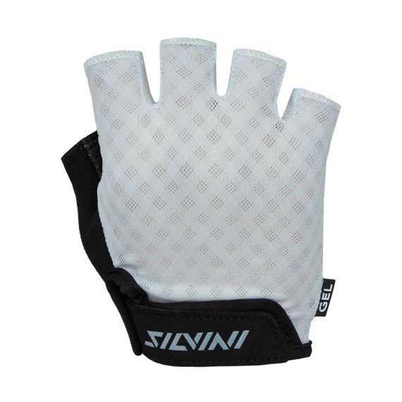Dámské cyklistické rukavice Silvini Gaiona light blue-black