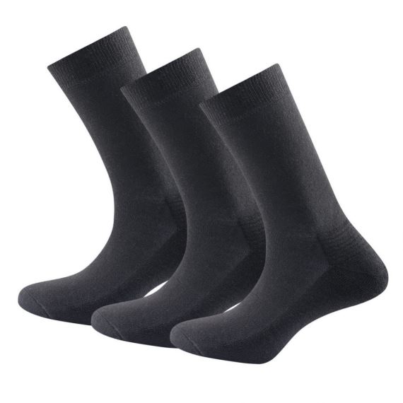 Pánské středně silné vlněné ponožky Devold Daily Medium černá