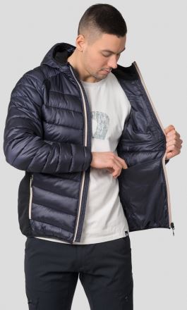 Pánská zateplená bunda Hannah Revel Hoody Graphite/anthracite (3)