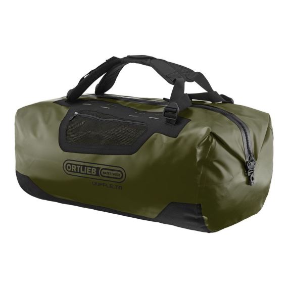 Vodotěsná cestovní taška Ortlieb Duffle 110L olive/black