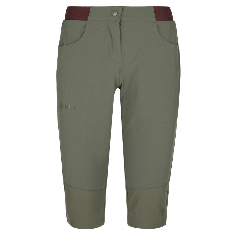 Dámské outdoorové 3/4 kalhoty Kilpi Meedin-W Khaki XL
