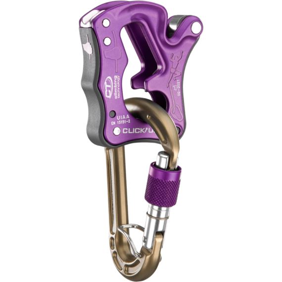 Poloautomatické jistítko Climbing Technology Click Up Kit Violet