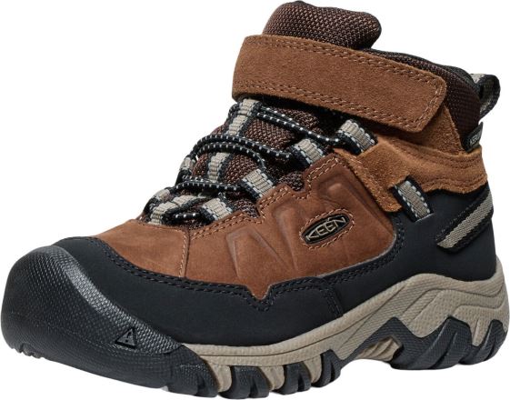 Dětské turistické boty Keen Targhee IV Mid WP Children bison/brindle (2)