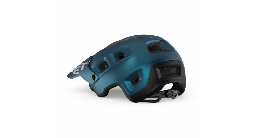 MTB přilba MET Terranova MIPS teal modrá/černá metalická (1)