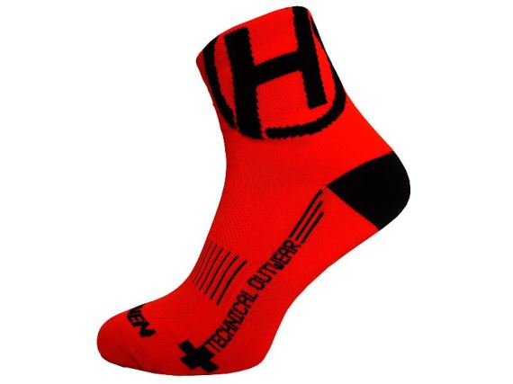 Ponožky Haven Lite Silver NEO 2-pair červená/černá