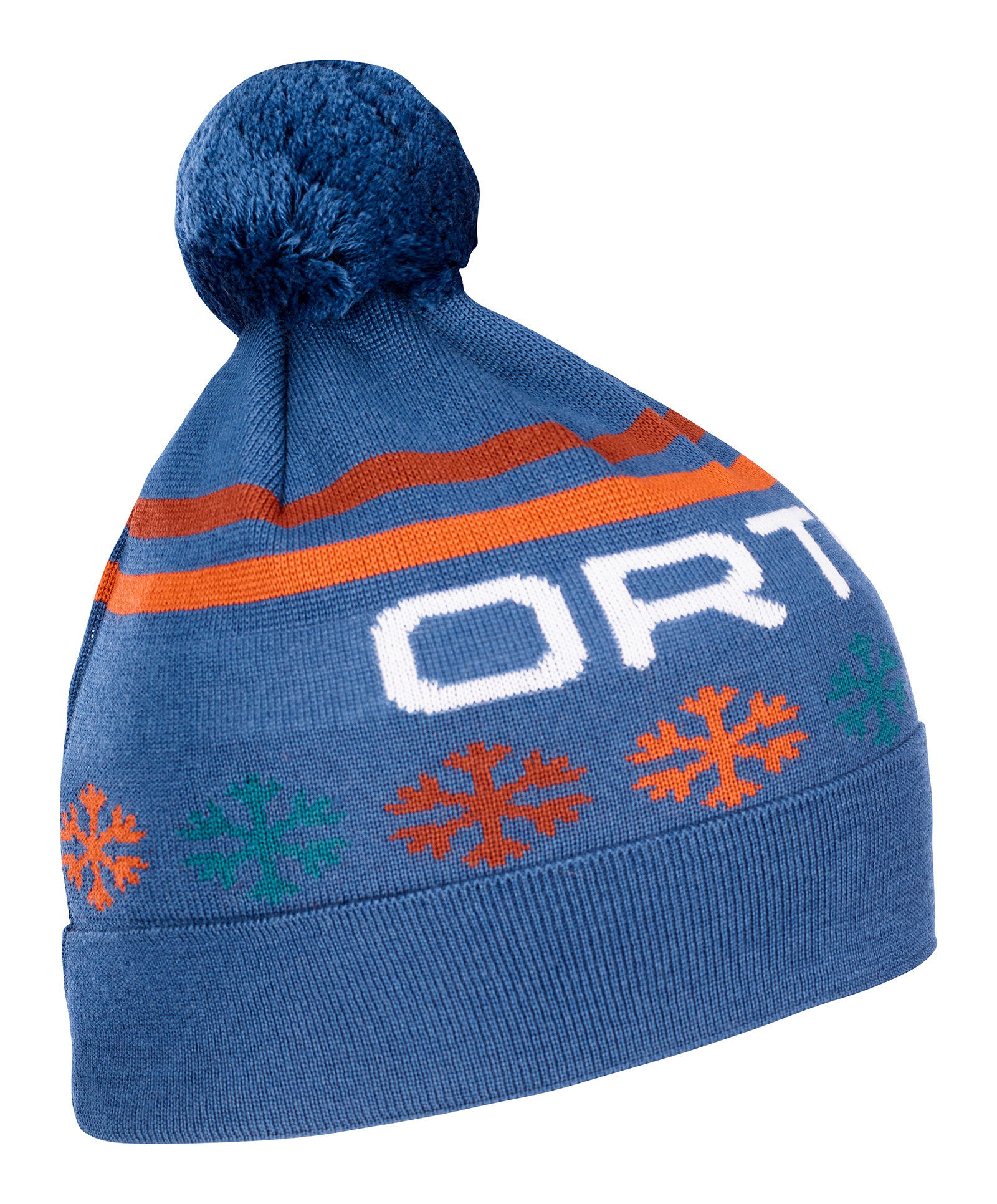 Čepice ORTOVOX Nordic Knit Beanie Petrol blue