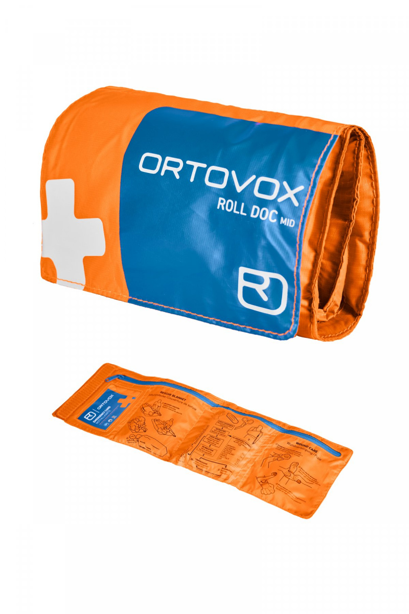 Lékárnička Ortovox First Aid Roll Doc Mid shocking orange