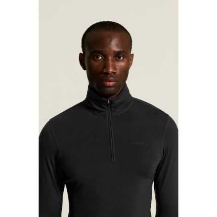 Pánské termotriko Craft Wool 95 HZ LS black melange (6)