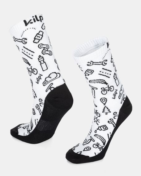 Sportovní ponožky Kilpi Finisher-U bílá