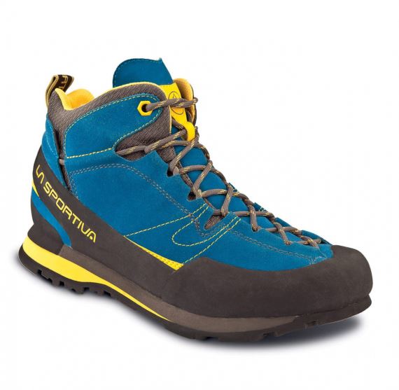 Pánské kotníkové boty La Sportiva Boulder X Mid blue/yellow