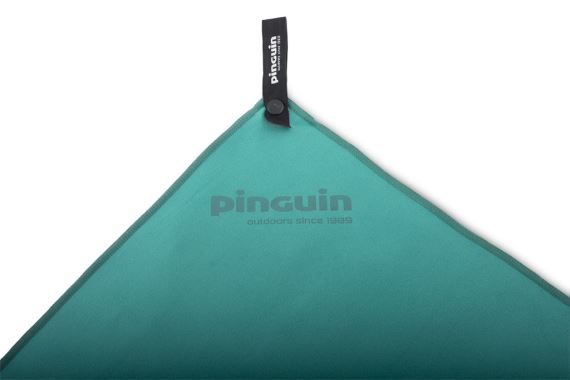 Rychleschnoucí ručník Pinguin Micro Towel Logo petrol