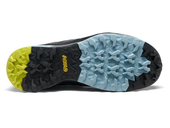 Dámské turistické boty Asolo Softrock ML Black/celadon/safety yellow (5)