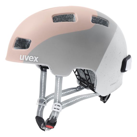Cyklistická helma Uvex CITY 4, Dust Rose - Grey Wave WE 55-58cm