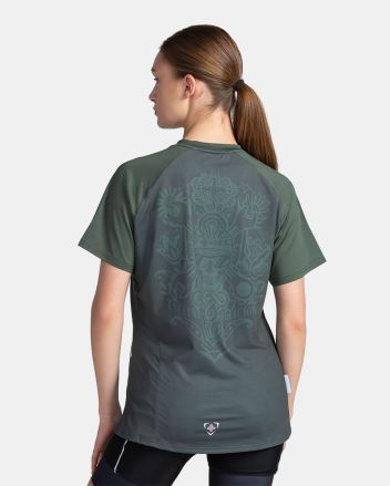 Dámský cyklo dres Kilpi Remido-W dark green (1)