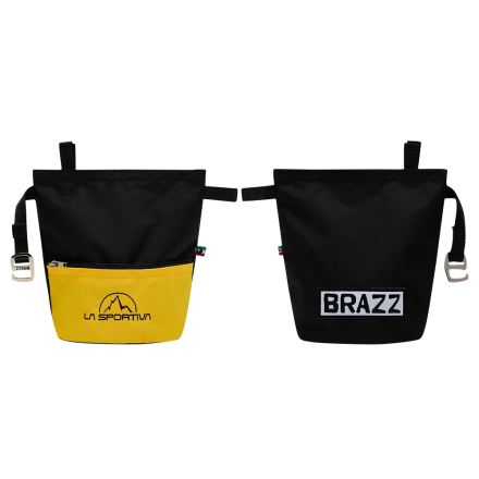Pytlík na magnézium La Sportiva Leftover Chalk Bag black/yellow