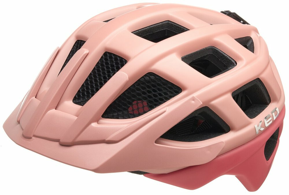 Juniorská cyklistická přilba KED Kailu Dusty coral pink matt 49-53cm