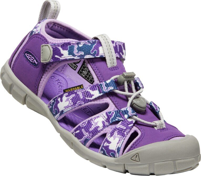 Dětské sandály Keen Seacamp II CNX Youth camo/tillandsia purple 32/33EU