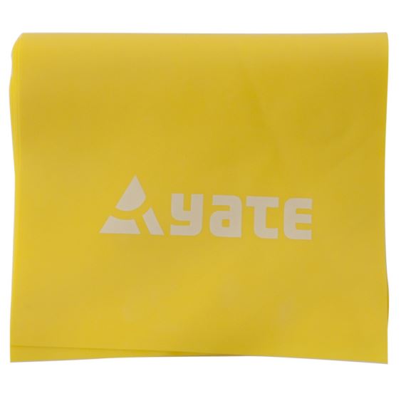 Cvičební pás YATE Fit Band 200 x 12 cm měkký, žlutá