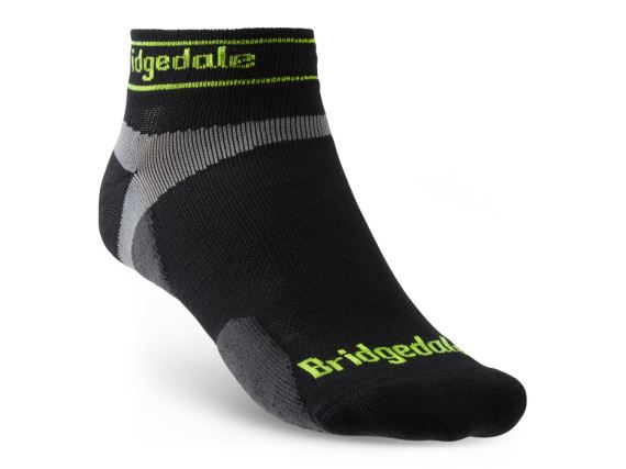 Pánské běžecké ponožky Bridgedale Trail Run UL T2 MS Low black