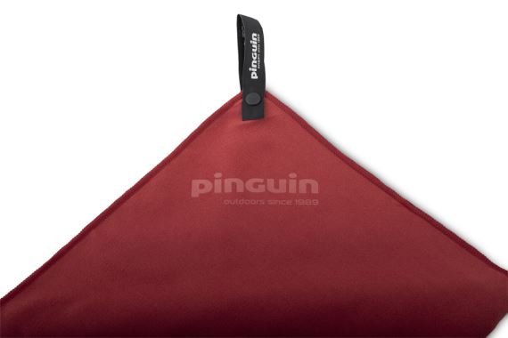 Rychleschnoucí ručník Pinguin Micro Towel Logo red