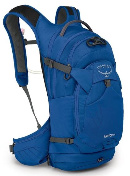 Cyklistický batoh Osprey Raptor 14L Postal blue