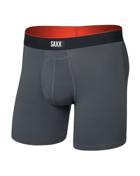 Pánské boxerky SAXX Multi-Sport Mesh Boxer Brief turbulence/black waistband