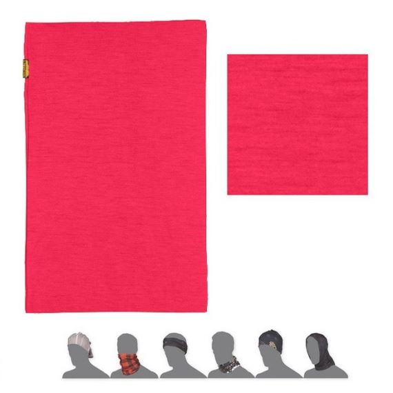 Šátek SENSOR Tube Merino Wool magenta