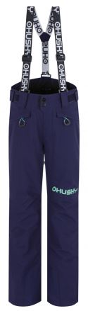 Dětské lyžařské kalhoty Husky Gunis Kids dark blue