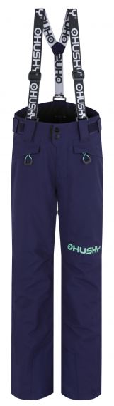 Dětské lyžařské kalhoty Husky Gunis Kids dark blue
