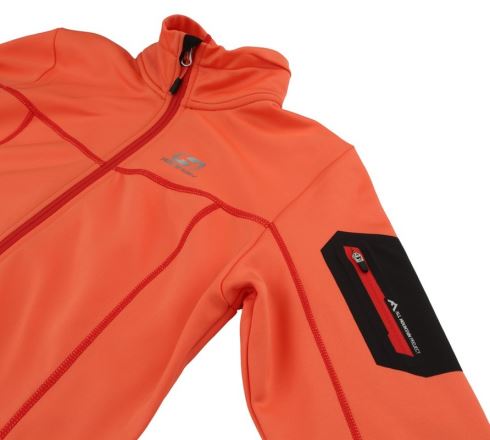 Dámská prodyšná mikina na zip Hannah Thea living coral (4)