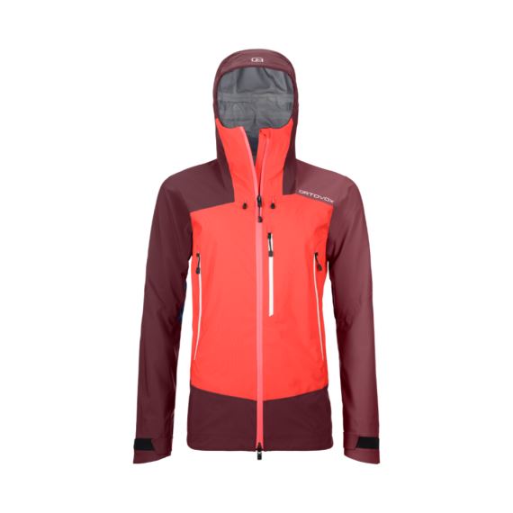 Dámská technická a horská bunda Ortovox W's Westalpen 3L Jacket Coral