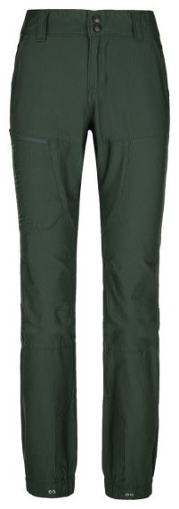 Dámské outdoorové kalhoty Kilpi Jasper-W Tmavě zelená