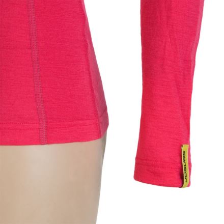 Dámské funkční tričko s dlouhým rukávem SENSOR Merino Active magenta (1)