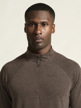 Pánské triko Craft ADV SubZ Wool LS 3 hnědá (6)