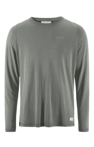 Pánské tričko Craft CORE Essence Bi-blend LS zelená