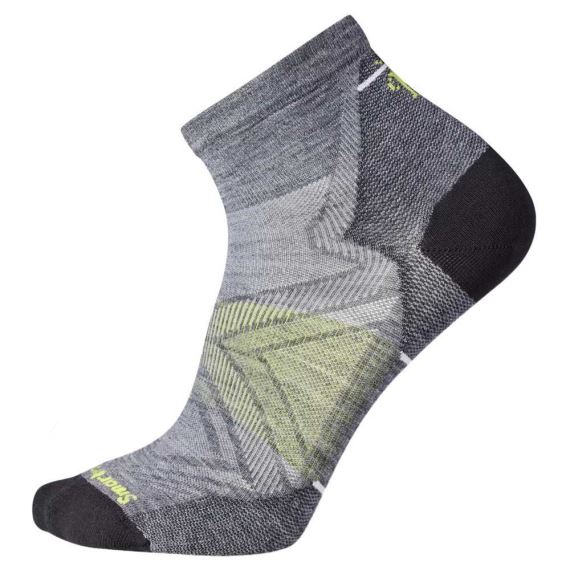 Pánské běžecké ponožky SmartWool Run Zero Cushion Ankle Socks Medium gray
