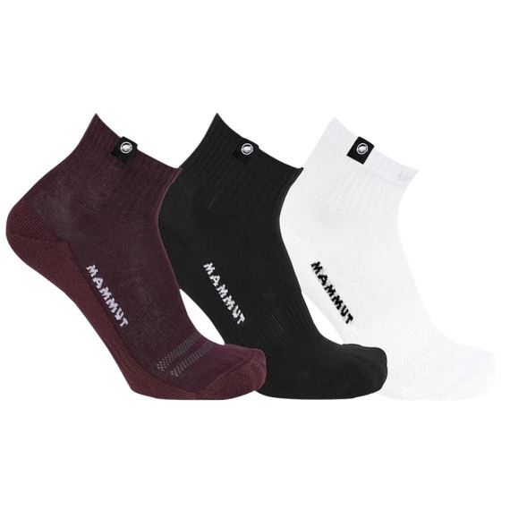 Ponožky Mammut Everyday Quarter Socks 3 Pack white-vin-black