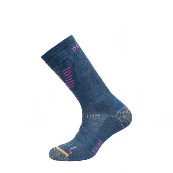 Dámské vysoké vlněné ponožky Hiking Medium Modrá