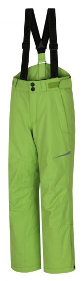Dětské nepromokavé lyžařské kalhoty Hannah Karok JR lime green