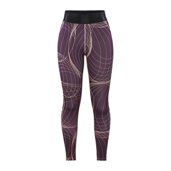 Dámské elastické kalhoty Craft Core Essence fialová s růžovou