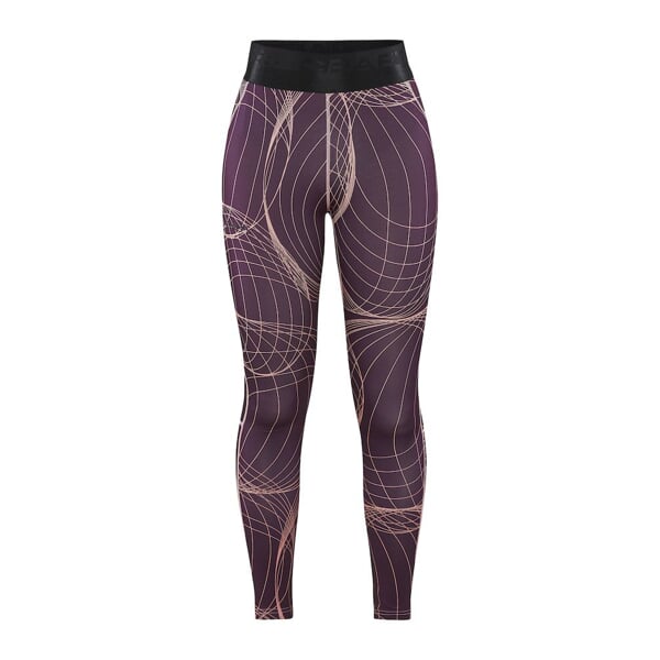 Dámské elastické kalhoty Craft Core Essence fialová s růžovou L