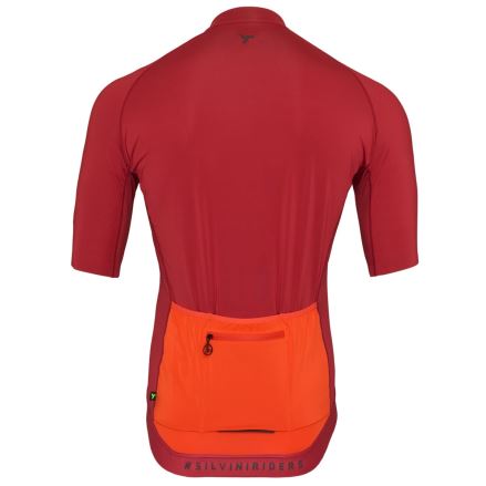 Silvini pánský dres MD2424 Mazzano merlot-ruby (1)