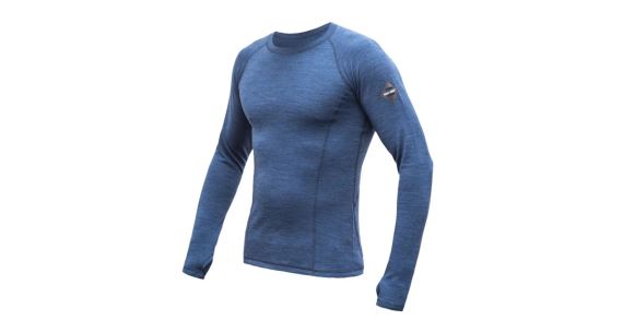 Tričko s dlouhým rukávem Sensor Merino Bold cool blue