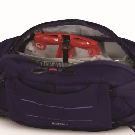 Dámská cyklistická ledvinka Osprey Raven 4L deep fig (5)